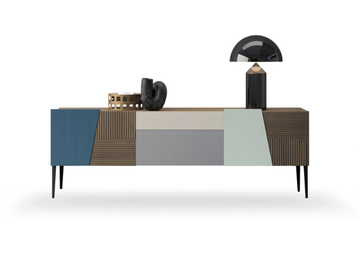 ZERO.16 - Wooden sideboard with doors by Devina Nais - view 2